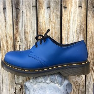 NWT Dr. Martens 1461 Leather Oxford Pop Blue